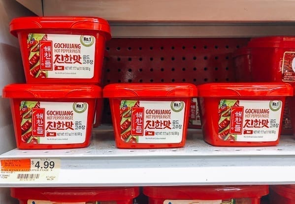Gochujang on store shelf, thewoksoflife.com