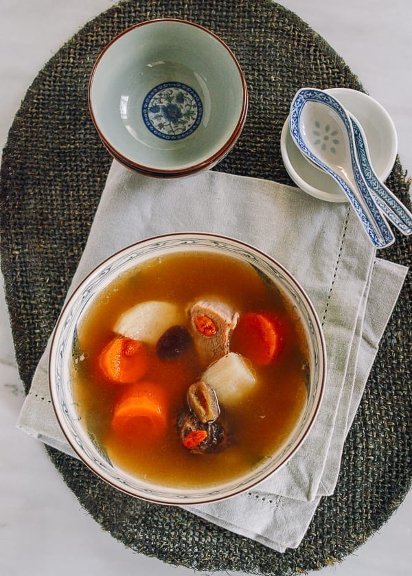 Cantonese Pork, Carrot & Chinese Yam Soup, thewoksoflife.com
