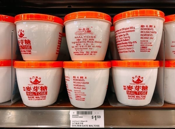 Maltose on store shelf, thewoksoflife.com