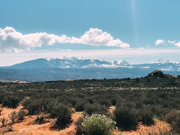 La Sal Mountains view from Canyonlands by thewoksoflife.com