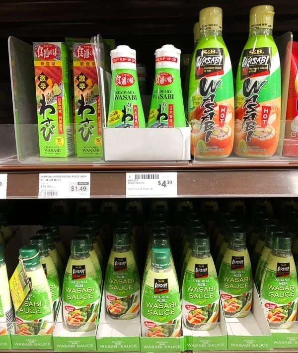 Wasabi on store shelf, thewoksoflife.com