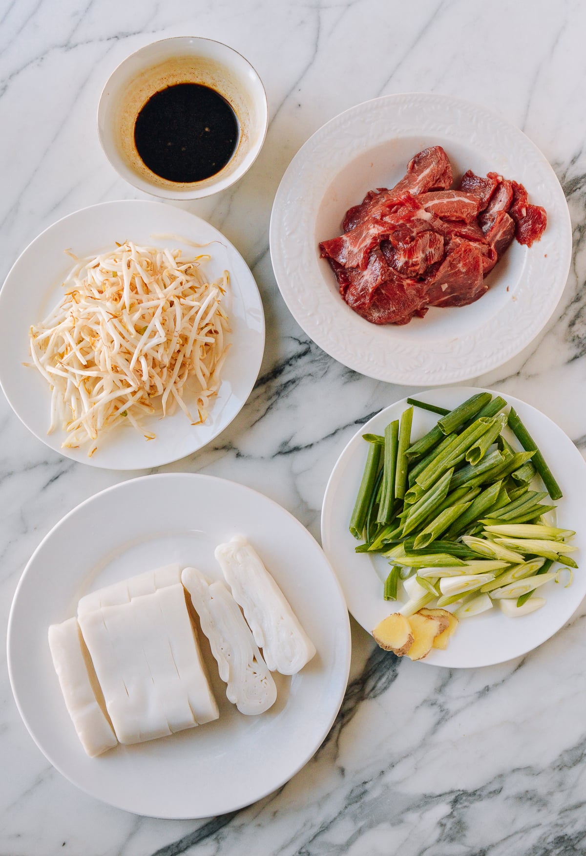 Beef Chow Fun INgredients, thewoksoflife.com