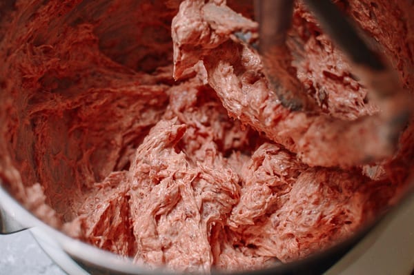 Meatball mixture, thewoksoflife.com