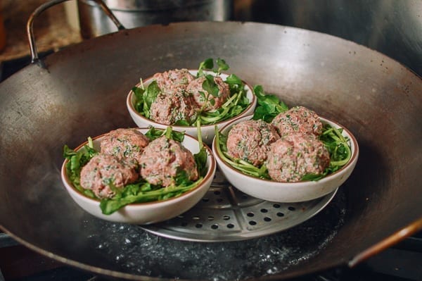 Steaming meatballs, thewoksoflife.com