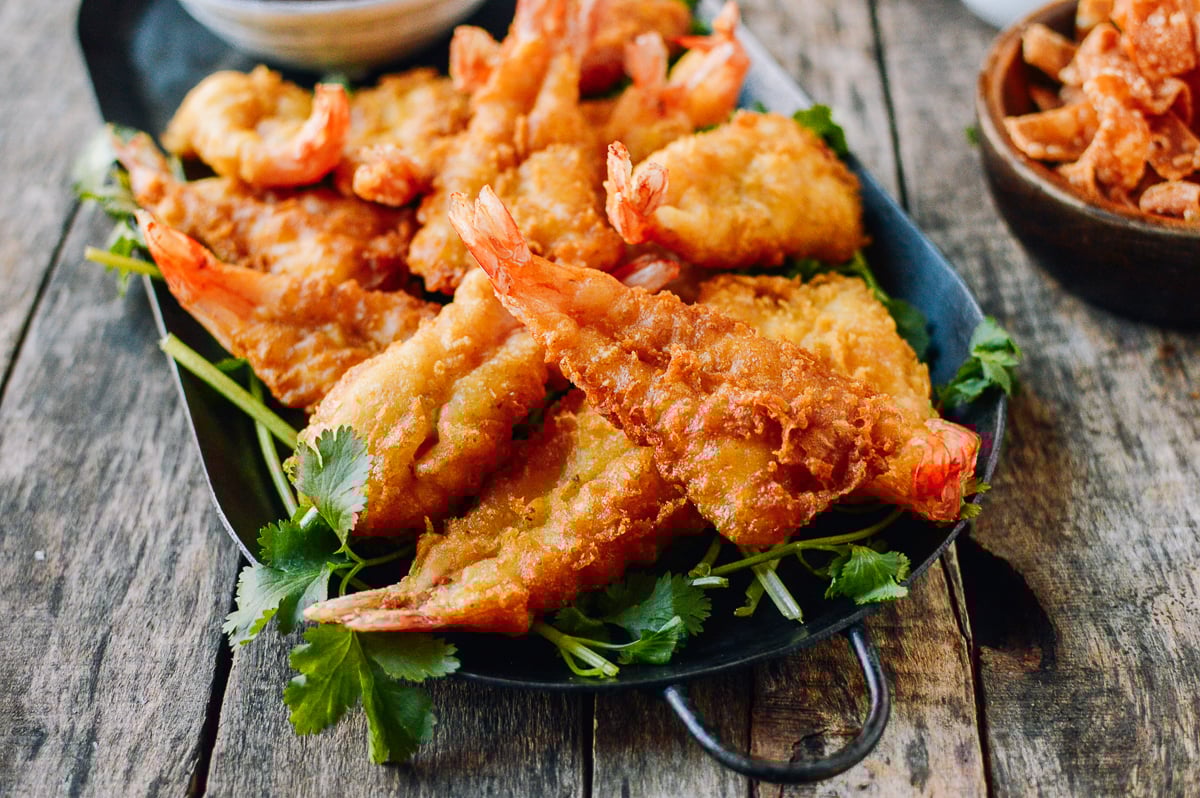 Chinese batter fried shrimp, thewoksoflife.com