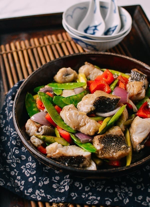 Chinese fish stir-fry, thewoksoflife.com