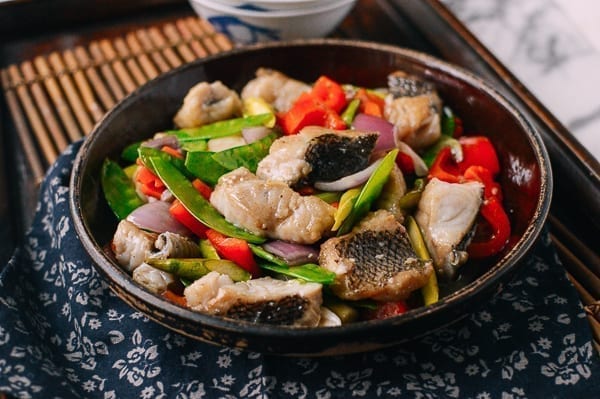 Stir-fried fish filets, thewoksoflife.com