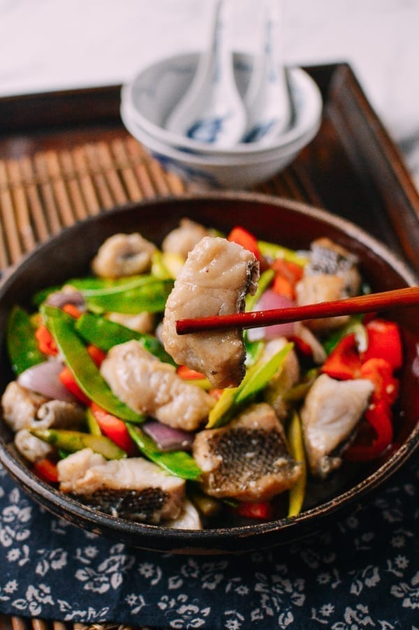 Chinese fish stir-fry, thewoksoflife.com