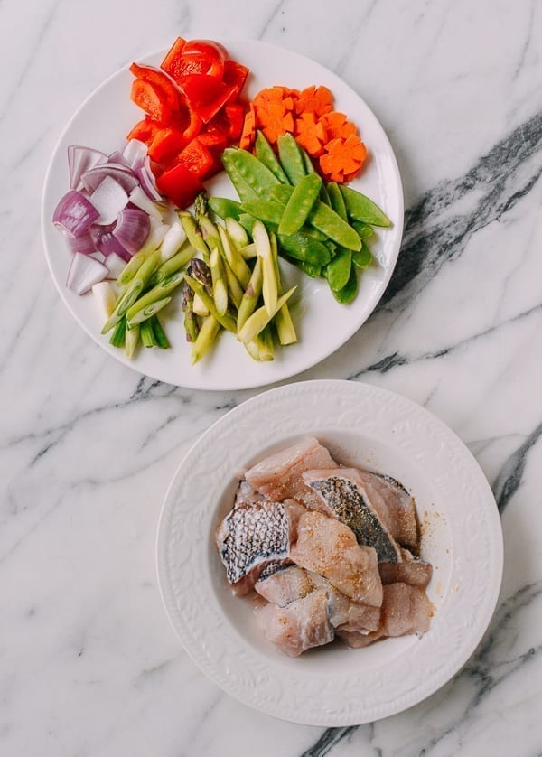 Chinese fish stir-fry ingredients, thewoksoflife.com
