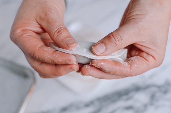 Sealing dumpling, thewoksoflie.com