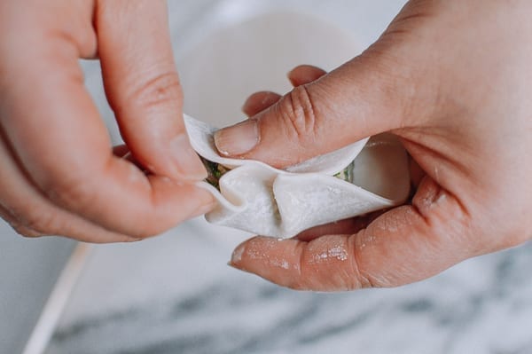 Making second pleat, thewoksoflife.com