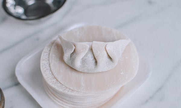 Bi-directional pleated dumpling, thewoksoflife.com