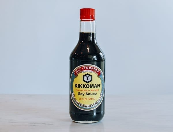 Kikkoman Naturally Brewed Soy Sauce 20 oz. bottle, thewoksoflife.com