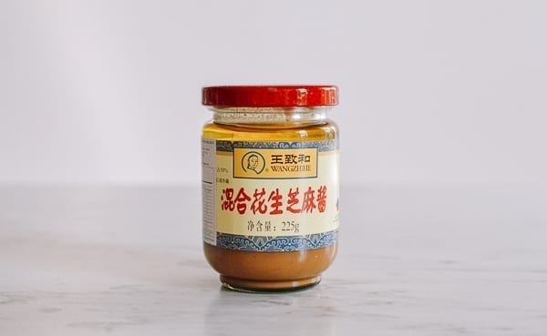 Jar of Chinese toasted sesame paste, thewoksoflife.com