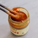 Stirring jar of Chinese sesame paste, thewoksoflife.com