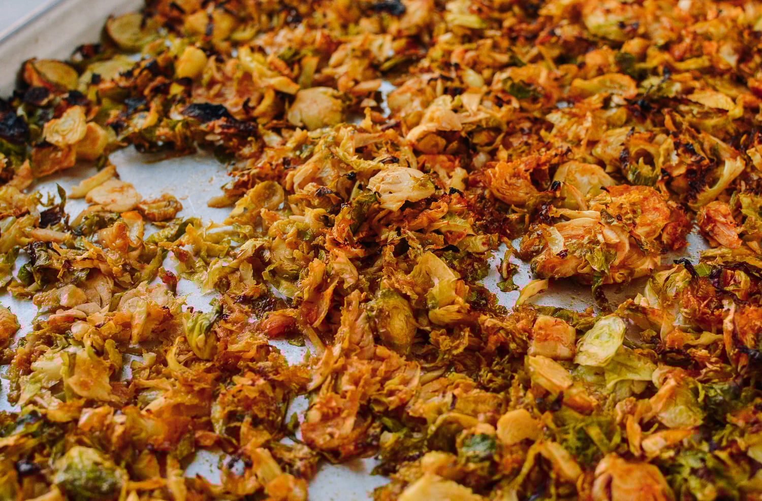 Honey Sriracha Roasted Brussels Sprouts, thewoksoflife.com