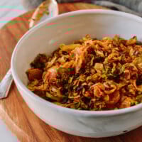 Honey Sriracha Roasted Brussels Sprouts, thewoksoflife.com