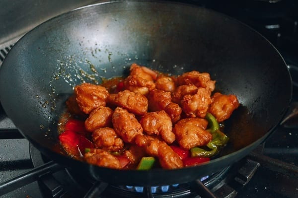 Adding fried chicken, thewoksoflife.com