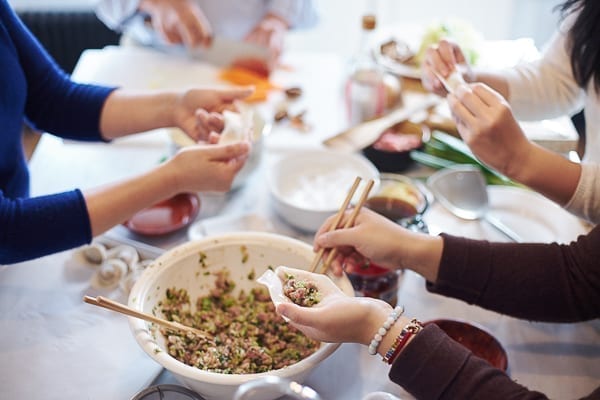 Making wontons, thewoksoflife.com