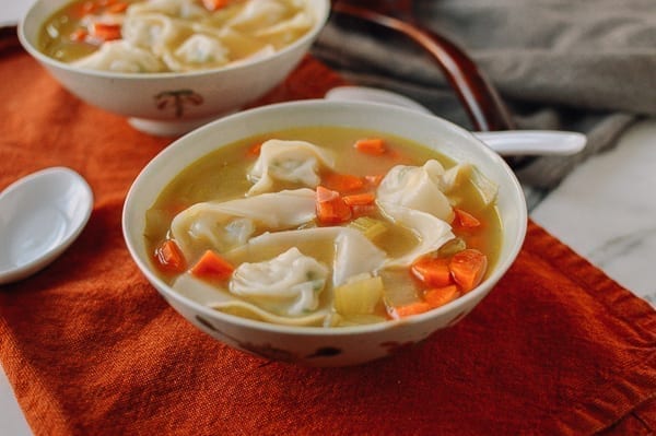 Chicken Noodle Wonton Soup, thewoksoflife.com