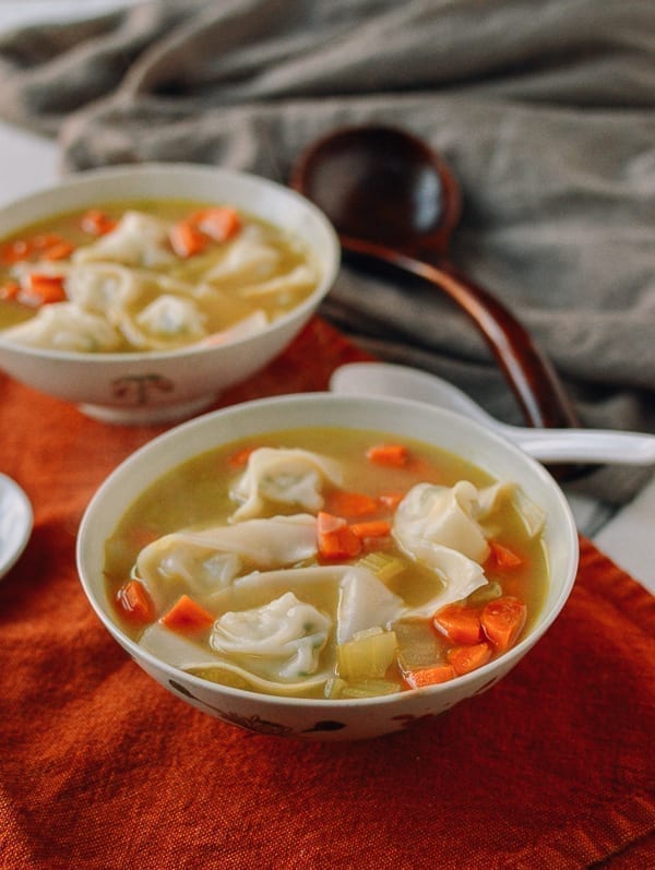 Chicken Noodle Wonton Soup, thewoksoflife.com