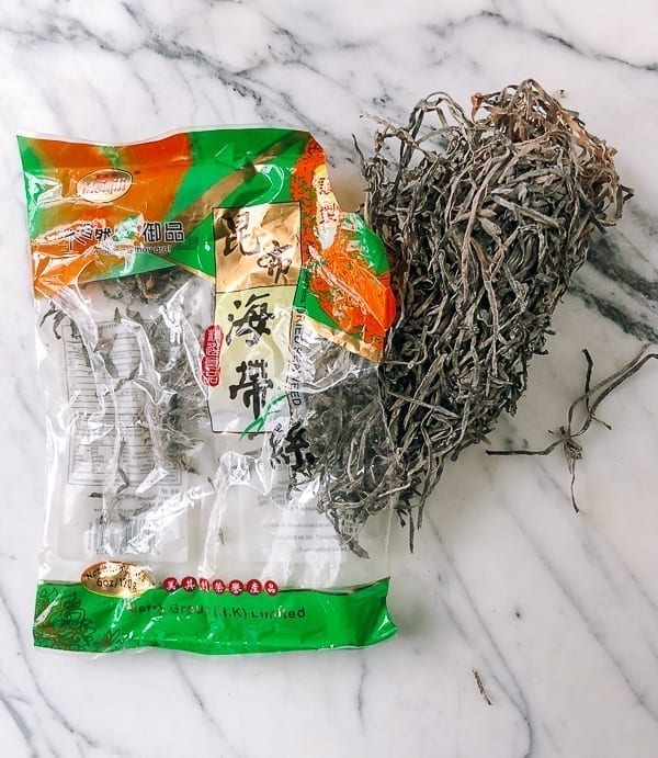Dried kelp strips, thewoksoflife.com