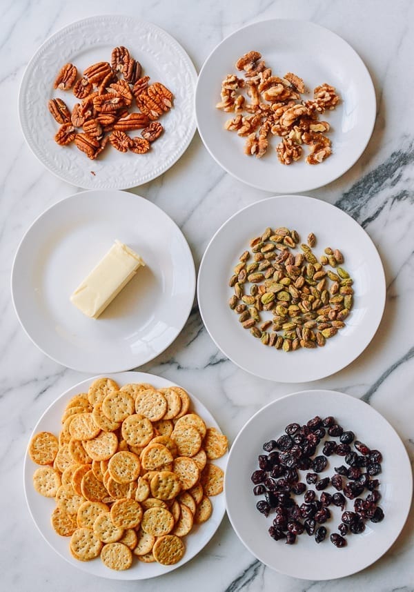 Ingredients for Holiday Marshmallow Treats, thewoksoflife.com