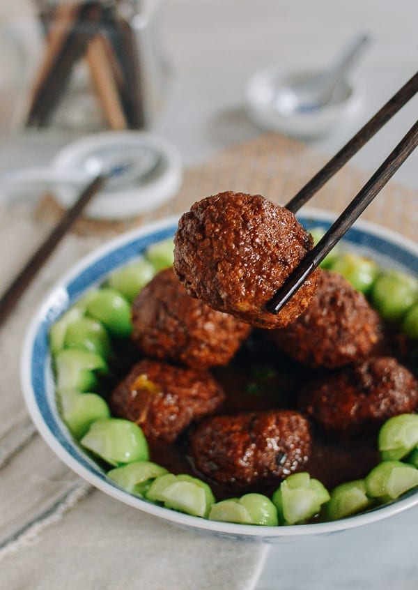 Chinese Lion's Head Meatball, thewoksoflife.com