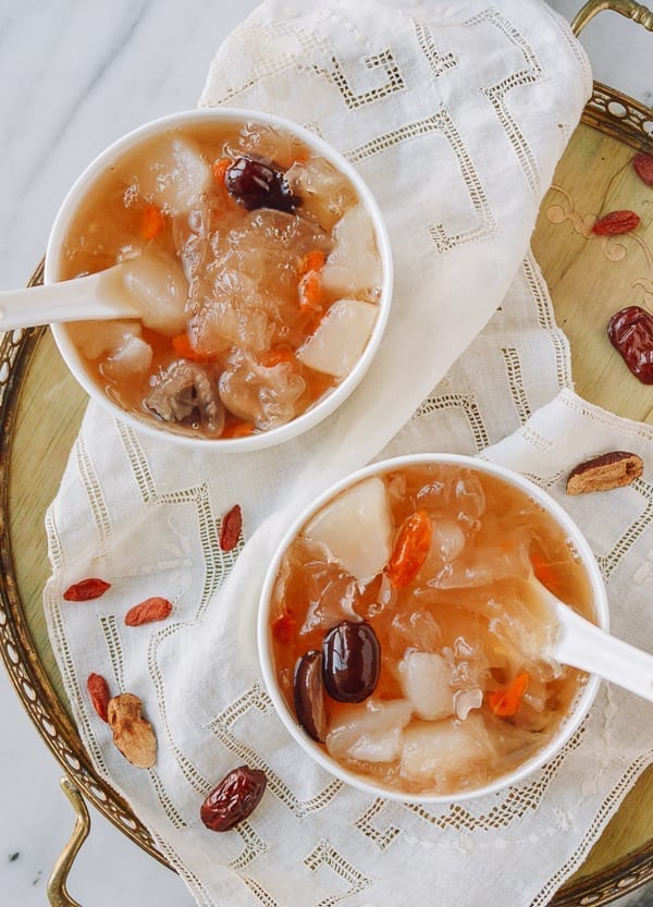 Snow fungus soup, thewoksoflife.com