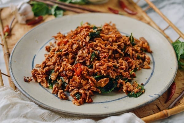 Vegan Thai Basil Stir-fry, thewoksoflife.com