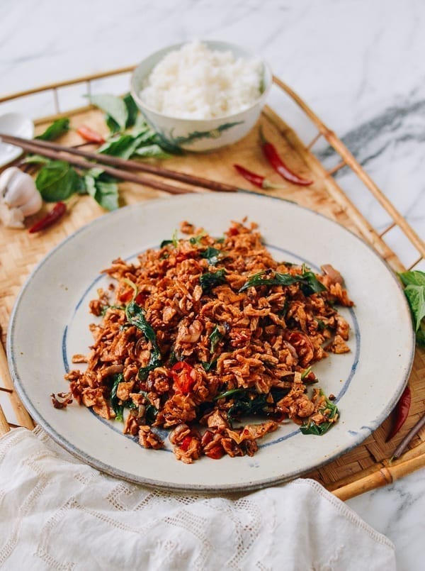 Vegan Thai Basil Stir-fry, thewoksoflife.com