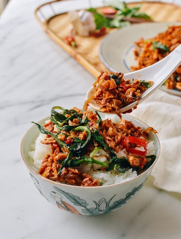 Vegan Thai Basil Stir-fry, thewoksoflife.com