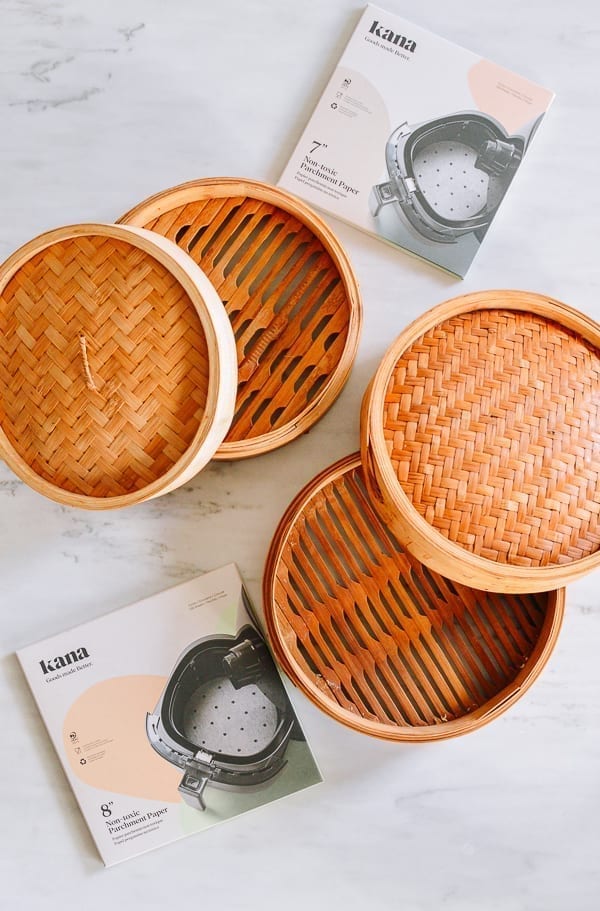 Kana parchment paper liners, thewoksoflife.com