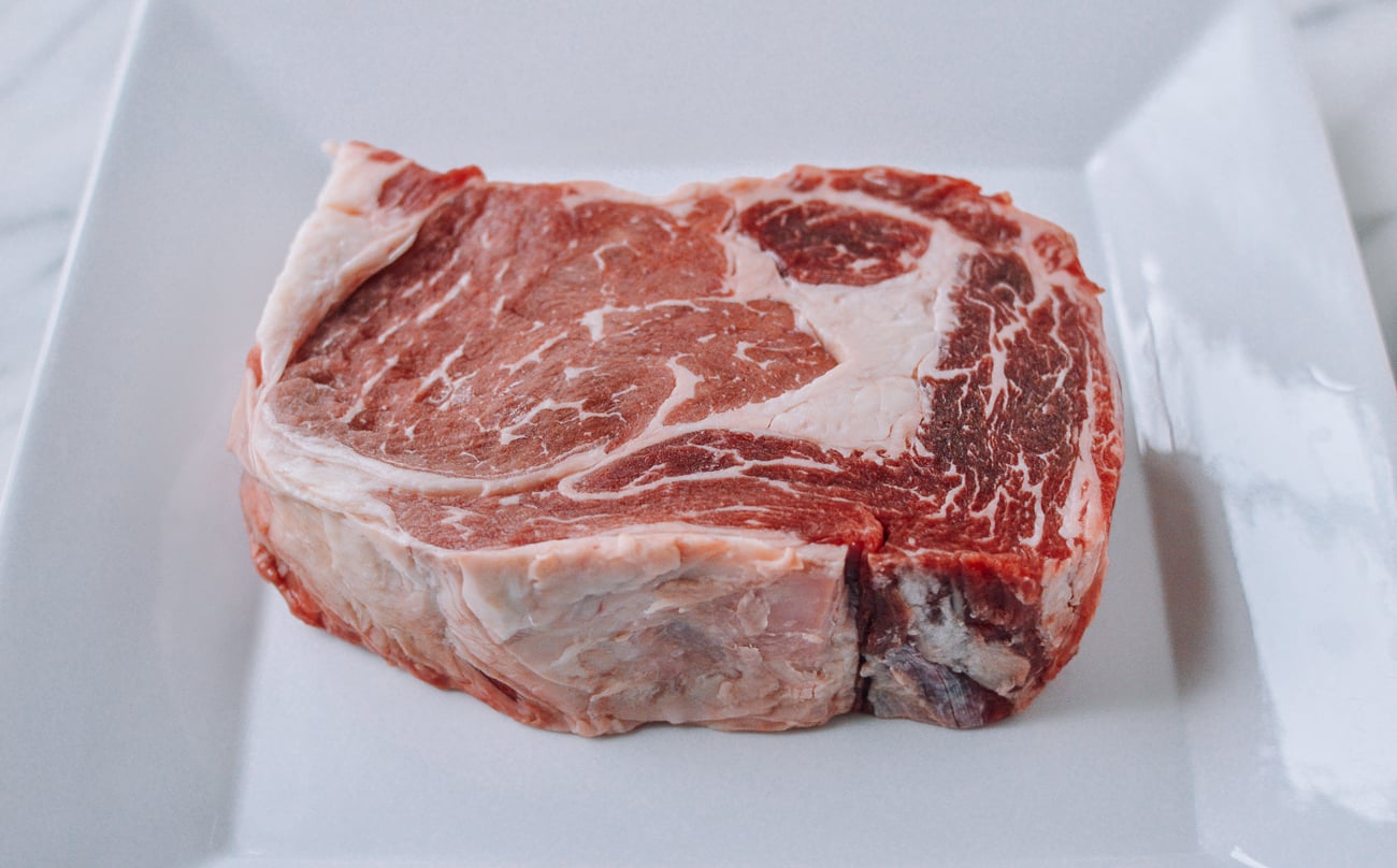 thick ribeye steak