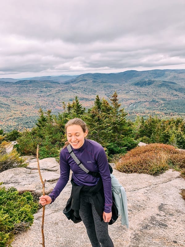 Kaitlin's friend Niki hiking, thewoksoflife.com