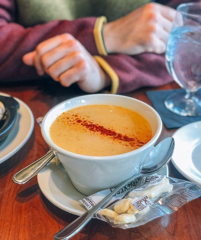 Lobster Bisque at Galyn's Bar Harbor, thewoksoflife.com