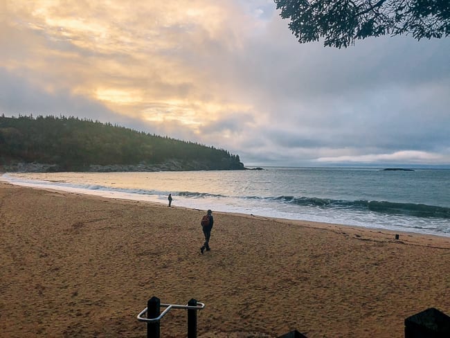 Sand Beach in Acadia National Park