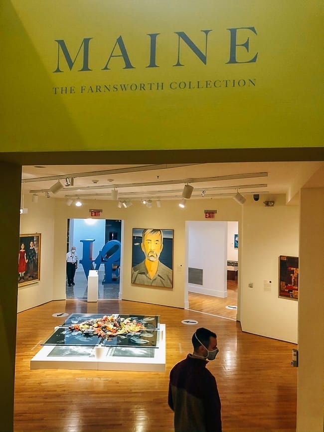 Farnsworth Museum Interior, thewoksoflife.com