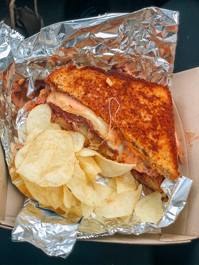 Reuben from Home Kitchen Cafe in Rockland Maine