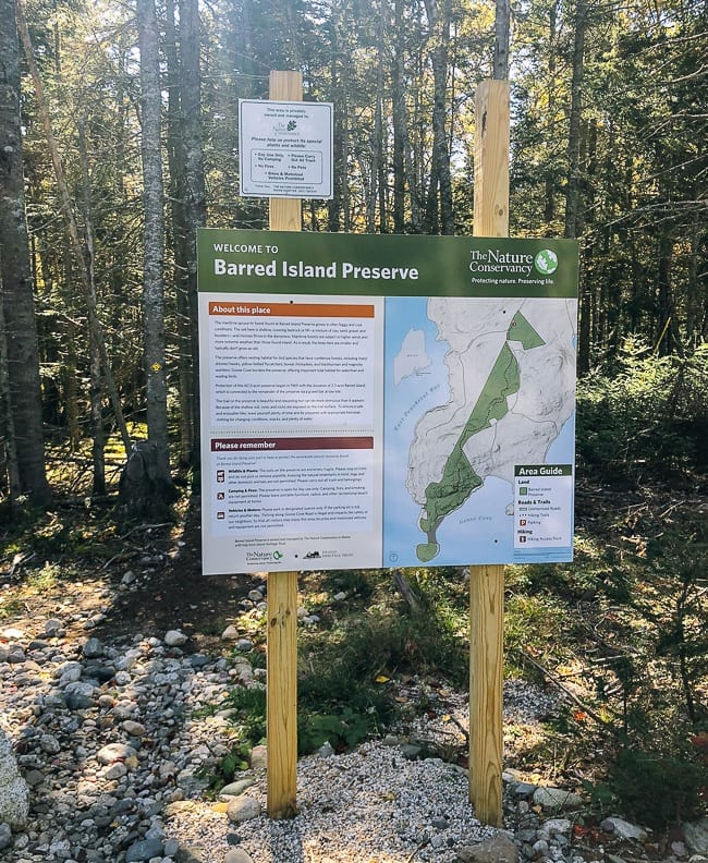 Barred Island Preserve Sign, thewoksoflife.com