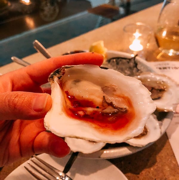 Oyster on the half shell, thewoksoflife.com