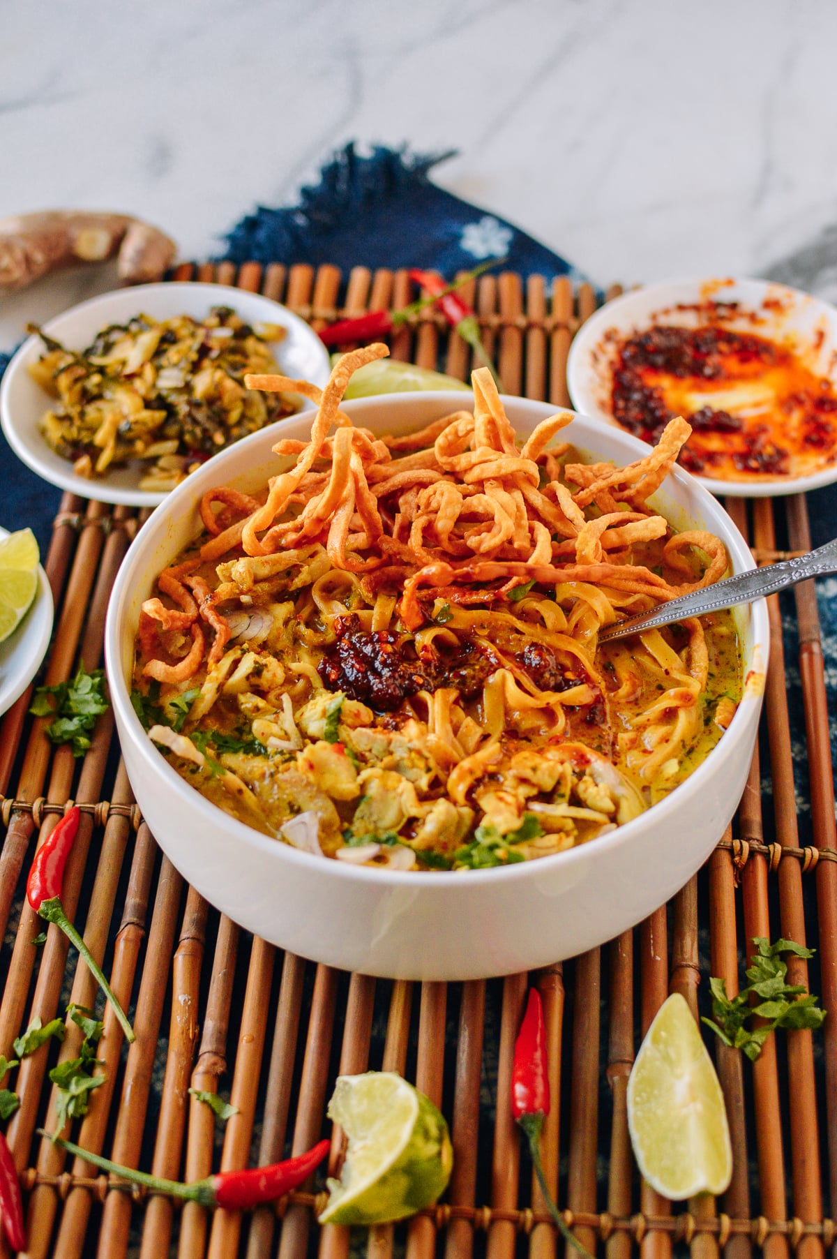 Chicken Khao Soi (Thai Coconut Curry Noodle Soup)