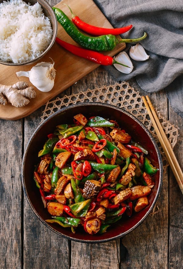 Spicy King Oyster Mushroom Stir-fry, thewoksoflife.com