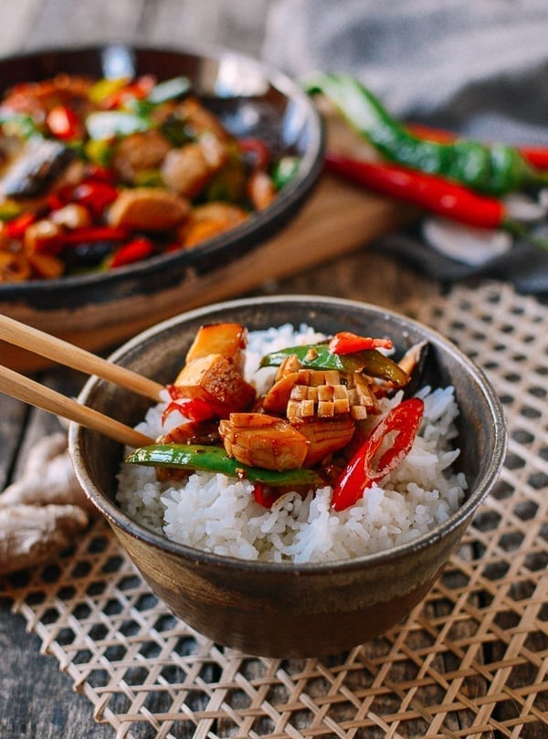 Spicy King Oyster Mushroom Stir-fry, thewoksoflife.com