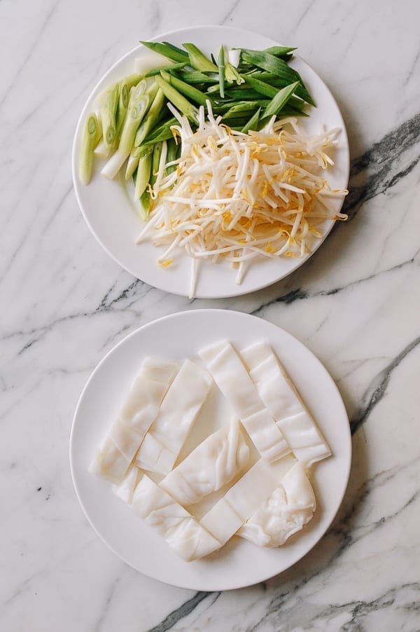 Poor Man's Rice Noodle Ingredients, thewoksoflife.com