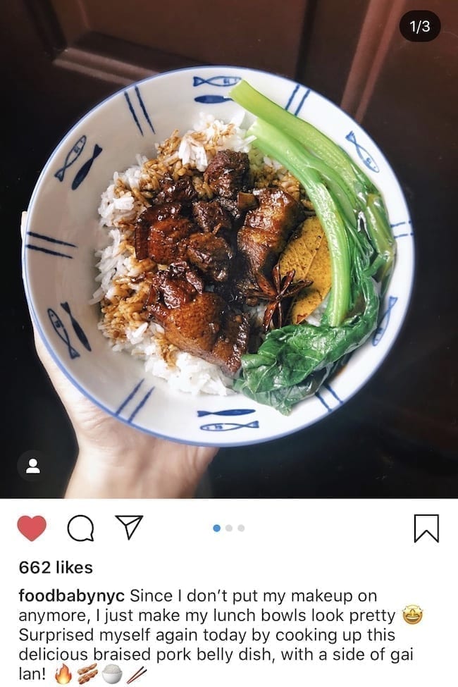 Instagram Lu Rou Fan Post