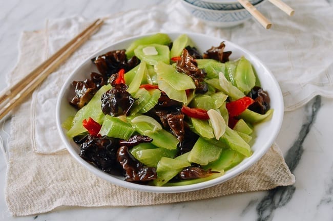 Chinese Celtuce Stir-fry, thewoksoflife.com