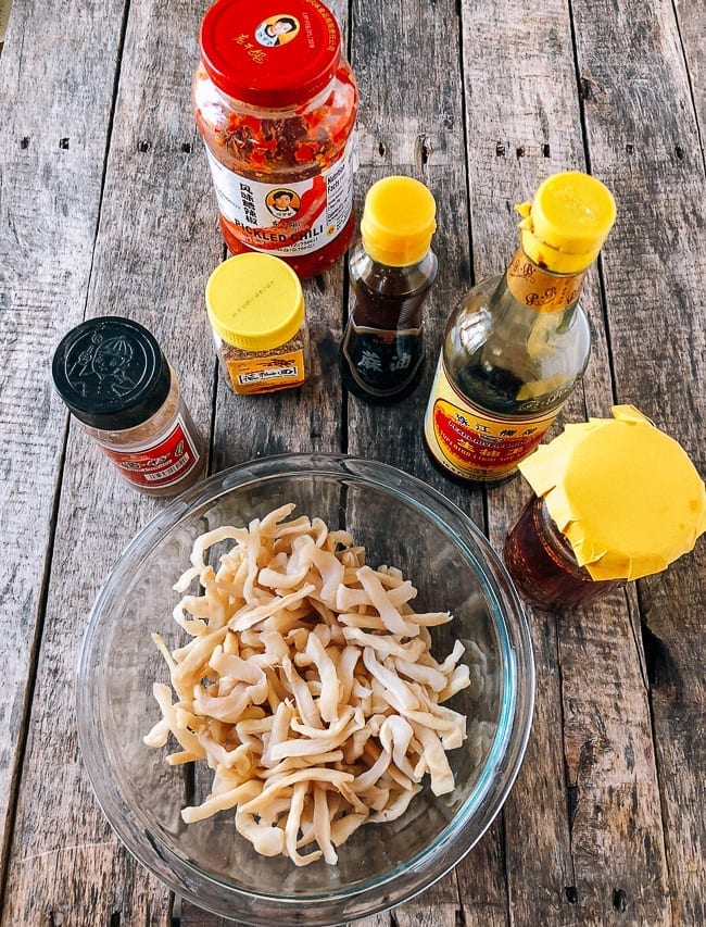 Mixing preserved daikon with Chinese seasonings, thewoksoflife.com
