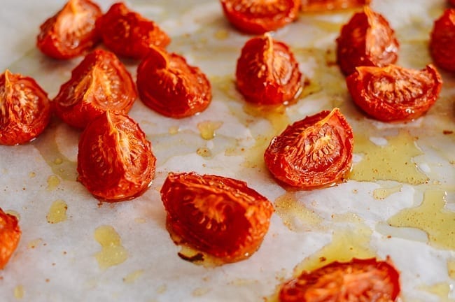Roasted Tomato Wedges, thewoksoflife.com