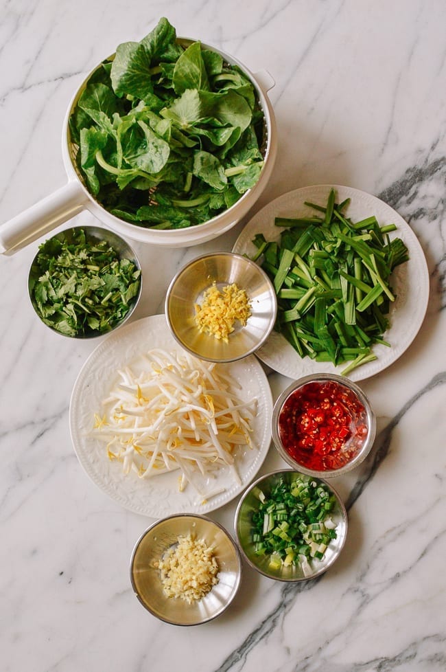 Yunnan Rice Noodle Soup Ingredients, thewoksoflife.com